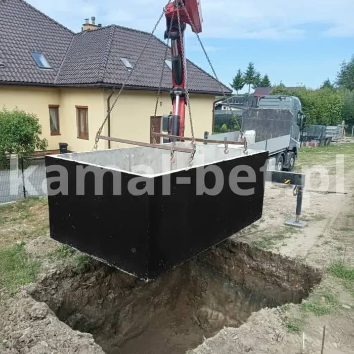 Jednokomorowy zbiornik 14m³ – niska (400x240x190cm) — miniatura 3