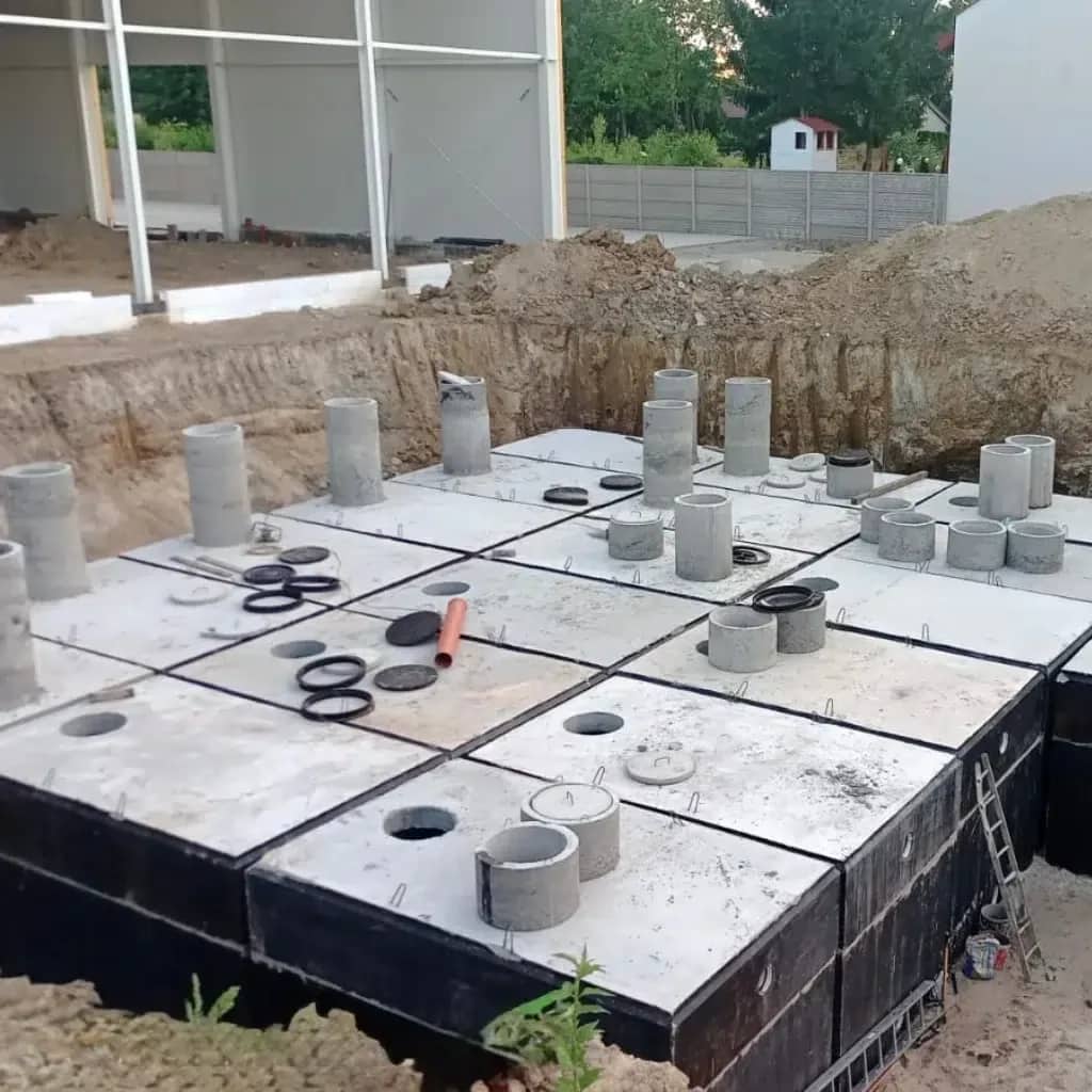 Wielokomorowe szambo 16m³ - połączone obok siebie 8m³+8m³ — miniatura 3