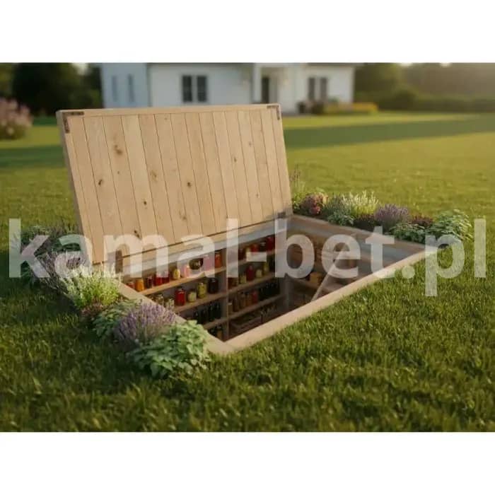 Betonowa piwnica z płaskim dachem z wejściem od góry – (300x240x212cm, 12 000 l) — miniatura 7