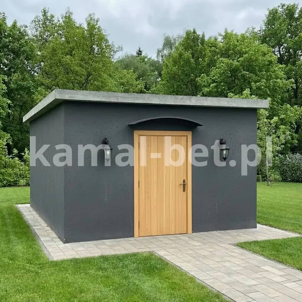 Betonowa piwnica z płaskim dachem z wejściem od dłuższej strony (340x240x220cm, 14 000 l) — miniatura 5