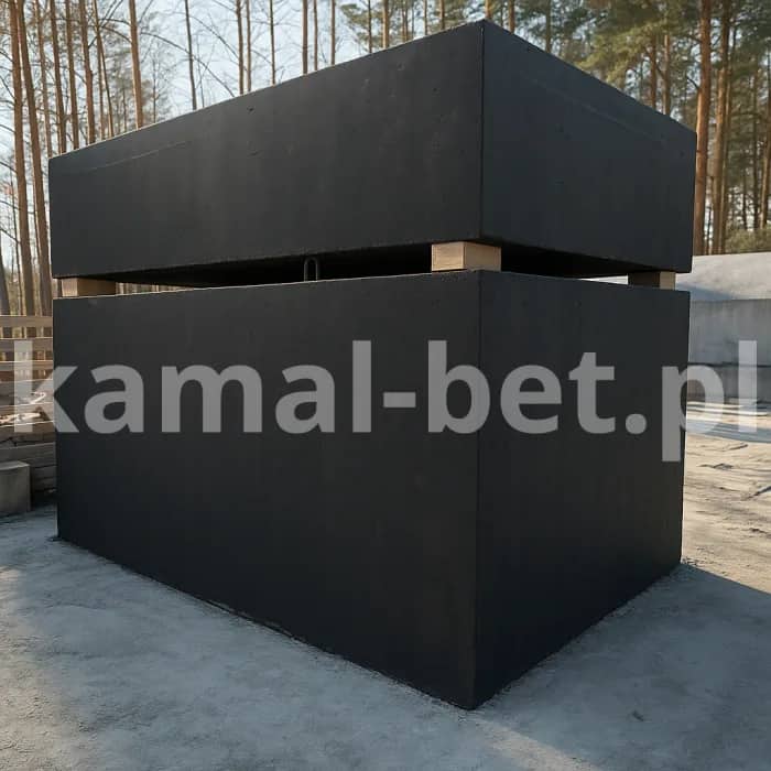 Modulowa piwnica betonowa izolowana szczelna